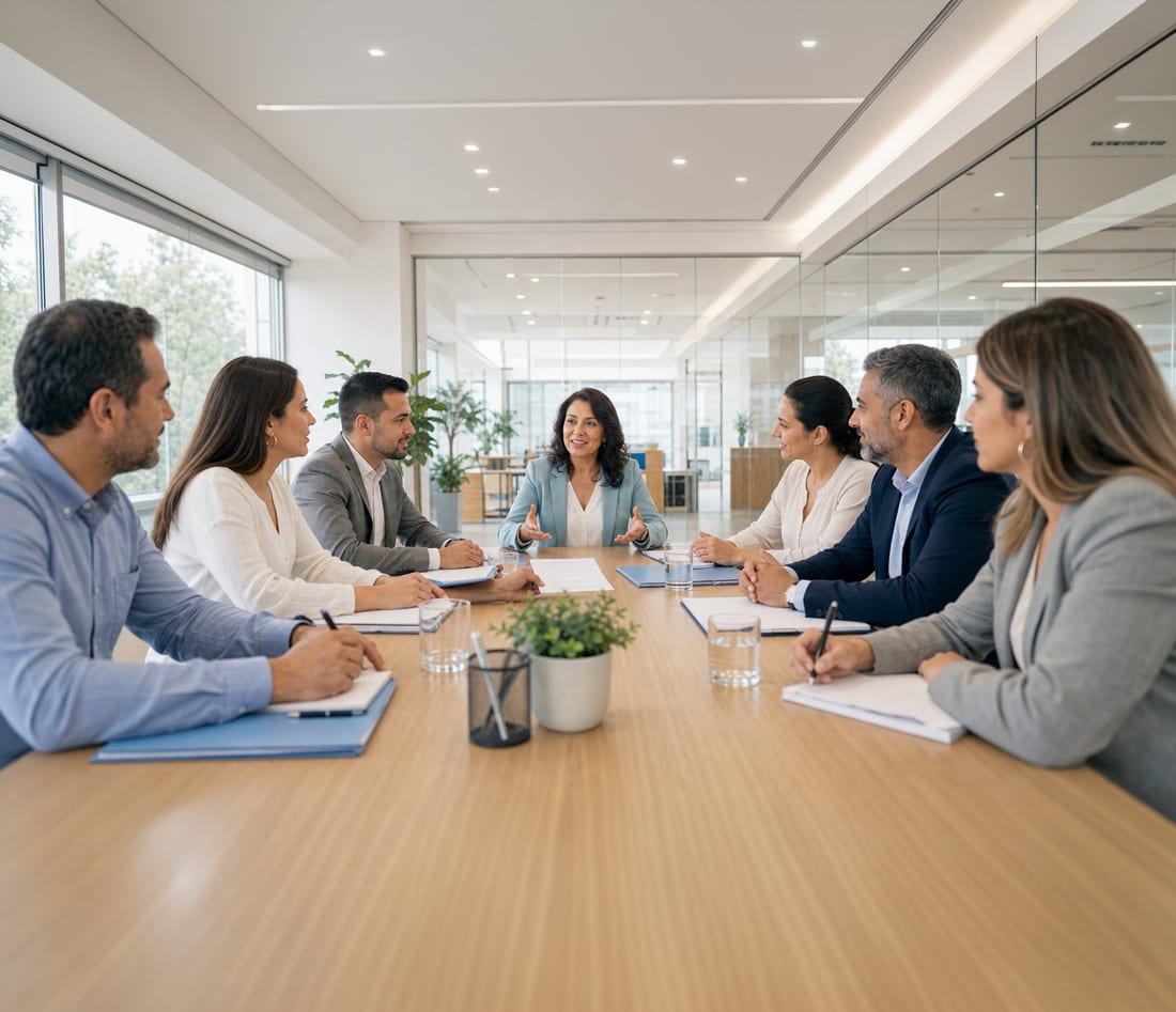 Sesión de mediación en el Centro de Mediación Carcelén
